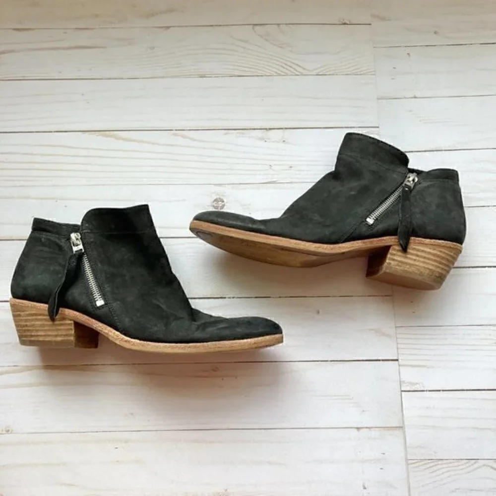 Sam Edelman Black Packer Ankle Bootie Size 8